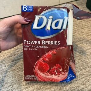 Dial Power Berries Bar Soap Glycerin Not Sealed Lot of 6 4 Oz Bars Discontinued